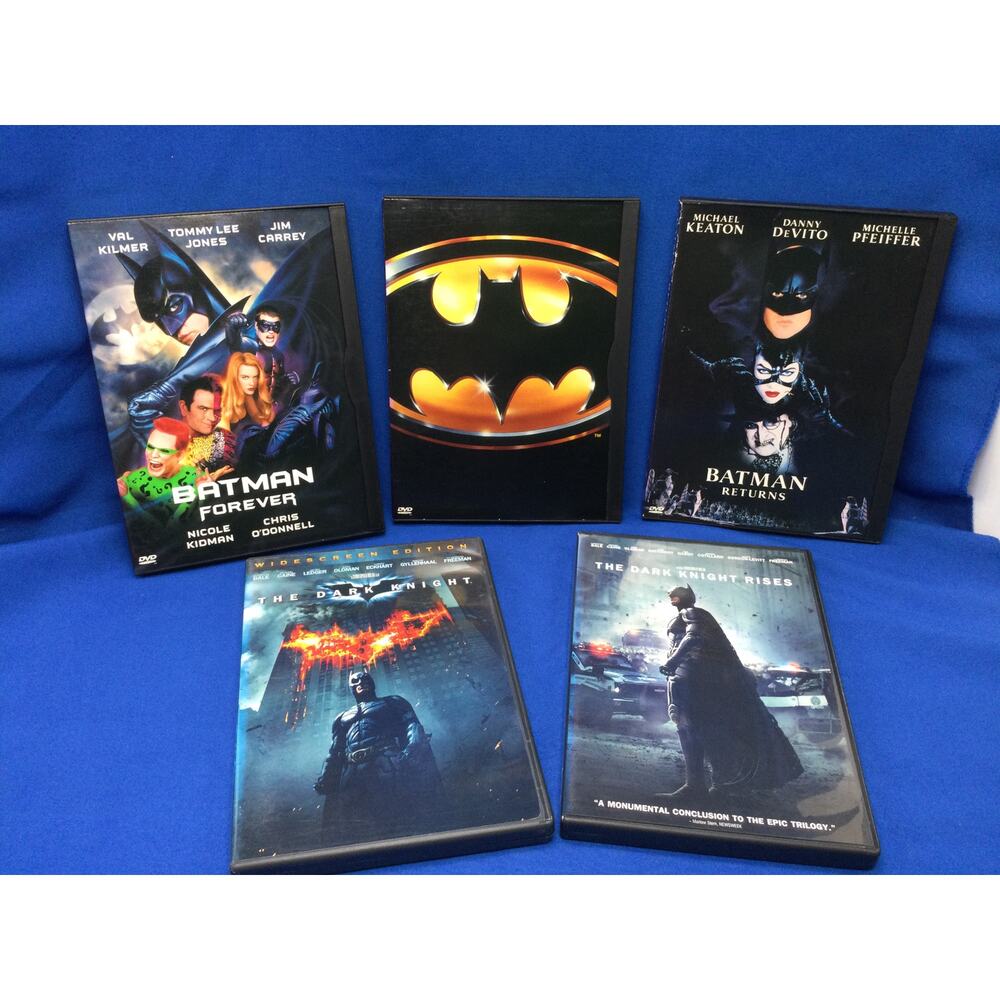 Batman Deluxe Edition Movies DVD Lot of 5